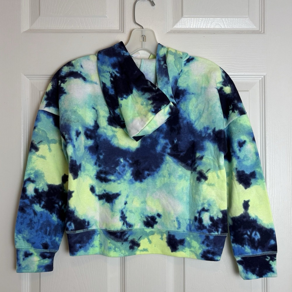 Justice Girls Fleece Hoodie Sweatshirt-Seafoam Mint-Small  (7/8) -NWT - Picture 3 of 7